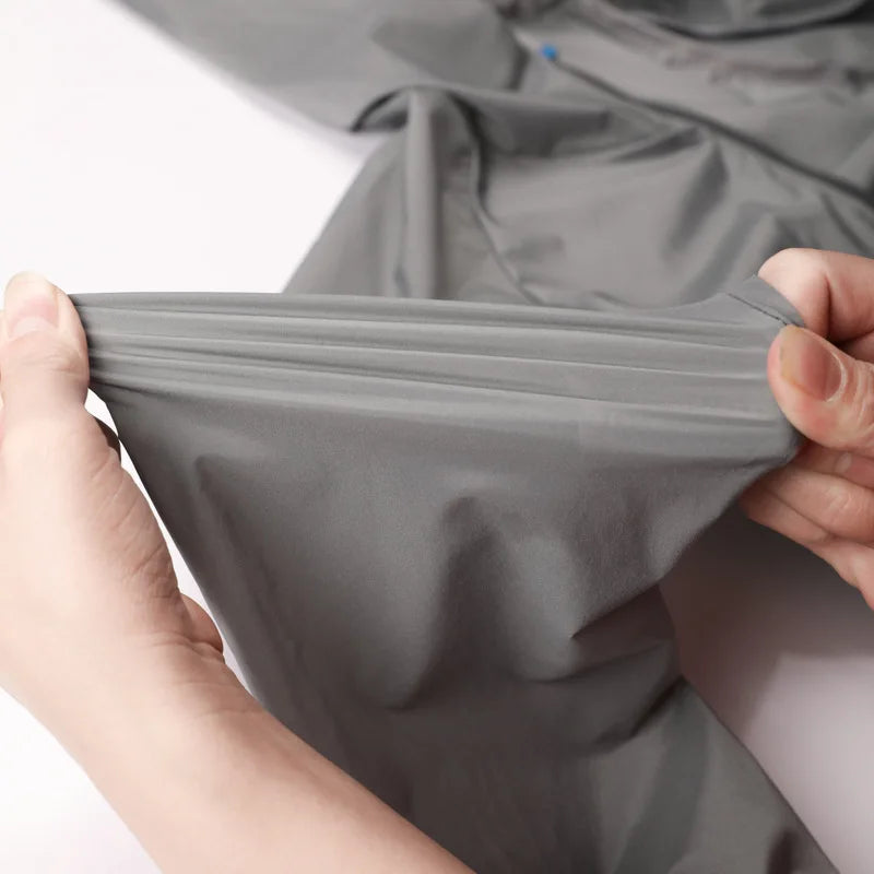 2023 Pocket Quick-Drying Sun Protection Clothing Ultrathin Sunscreen Jacket Windbreaker Cycling Running Camping Breathable Shirt