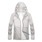 2023 Pocket Quick-Drying Sun Protection Clothing Ultrathin Sunscreen Jacket Windbreaker Cycling Running Camping Breathable Shirt