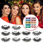 Lanjinglin 10-100Pcs False Eyelashes Dramatic Thick 3D Mink Lashes Extension Make up Fake Lashes Wholesale Cílios maquillaje