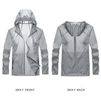 2023 Pocket Quick-Drying Sun Protection Clothing Ultrathin Sunscreen Jacket Windbreaker Cycling Running Camping Breathable Shirt