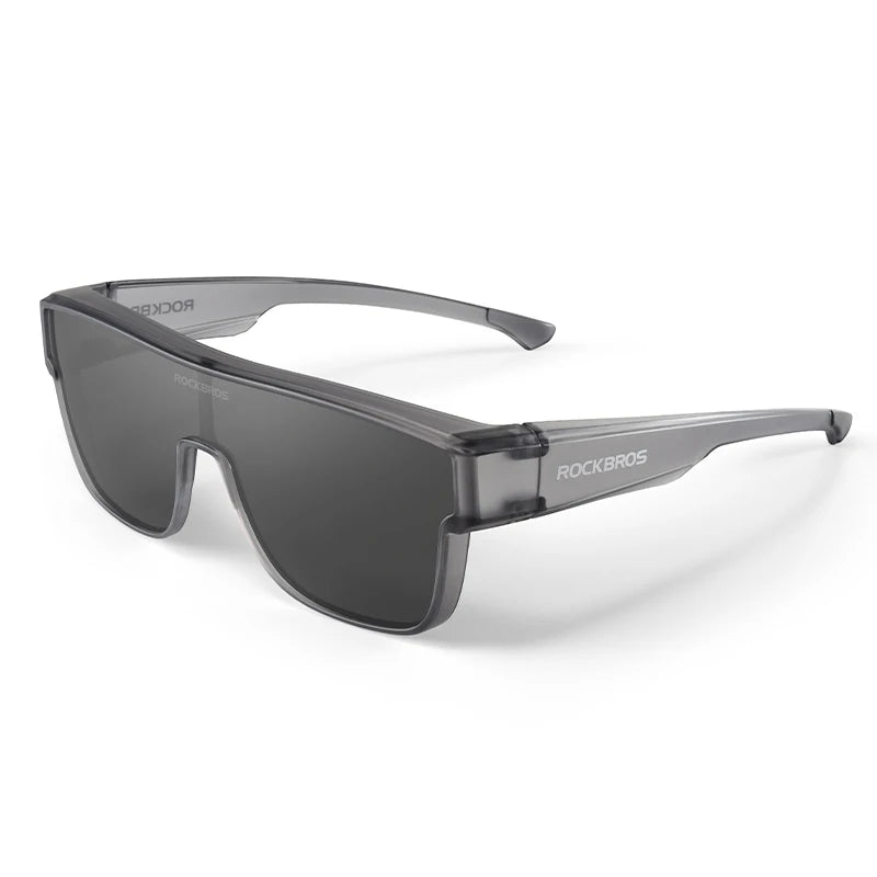 ROCKBROS Polarized Cycling Glasses Lightweight UV400 Sun Protection Myopia Dual Wear Sunglasses Men Women MTB Road Bike Glasses