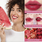 Fruity Lip Tint Water Gloss Tint, Moisturizing Non-transfer Liquid Lipstick, Long-Lasting Water Tint, Hydrating Lip Makeup