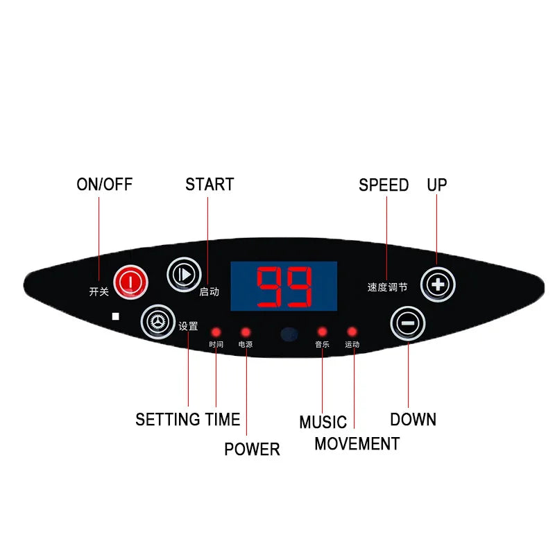 Vibration Plate Exercise Machine Whole Body Workout Vibration Fitness Platform Home Training Equipment for Weight Loss Toning