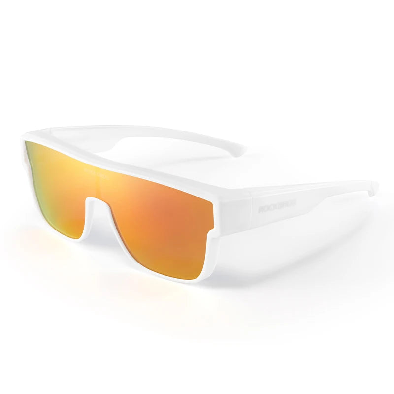 ROCKBROS Polarized Cycling Glasses Lightweight UV400 Sun Protection Myopia Dual Wear Sunglasses Men Women MTB Road Bike Glasses