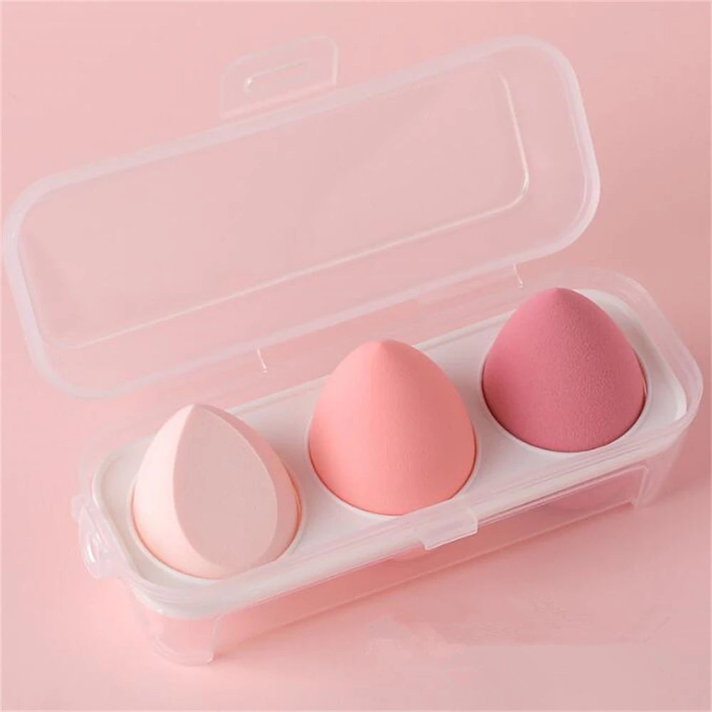 3/4pcs Soft Makeup Sponge Blender Beauty Egg Cosmetic Puff Foundation Sponges Powder Puffs Make Up Accessories Beauty Tools
