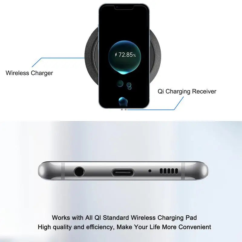 5W Wireless Charging Receiver Type C Interface Wireless Charger Receiver Chip for Mobile Phones