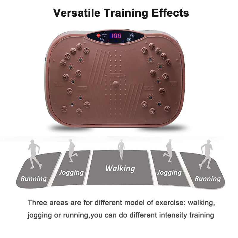 Vibration Plate Exercise Machine Whole Body Workout Vibration Fitness Platform Home Training Equipment for Weight Loss Toning